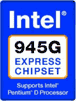 Intel 945G Express Chipset logo Intel 945G Express Chipset logo