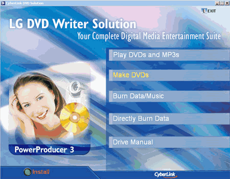 LG GSA-H10N - CD-ROM LG DVD Writer Solution LG GSA-H10N - CD-ROM LG DVD Writer Solution