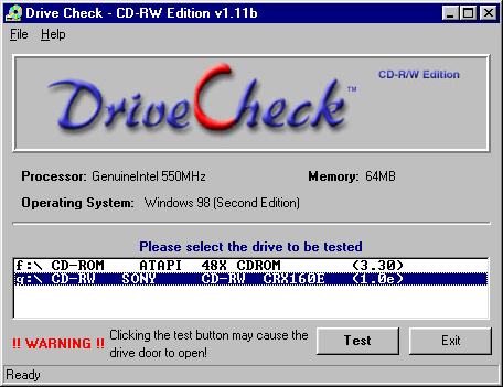 DriveCheck 1 DriveCheck 1