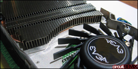 GeForce 8800 GT, detail chlazení GeForce 8800 GT, detail chlazení