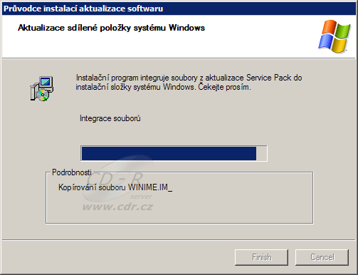 Integrace SP3 na instalačku Windows XP Integrace SP3 na instalačku Windows XP
