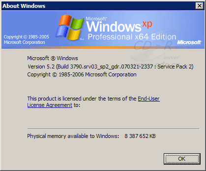 About Windows XP Professional x64 Edition