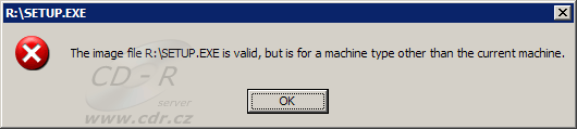 Windows XP x64: spuštění 16bitové aplikace se nezdaří Windows XP x64: spuštění 16bitové aplikace se nezdaří