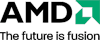 AMD The future is fusion logo AMD The future is fusion logo