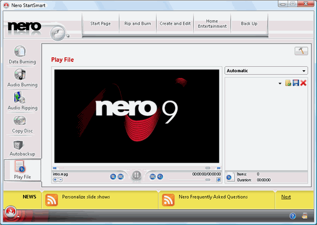 Nero 9 - StartSmart