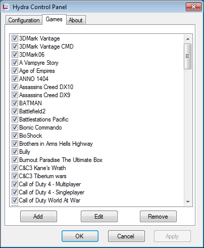 Hydra Control Panel - hry Hydra Control Panel - hry