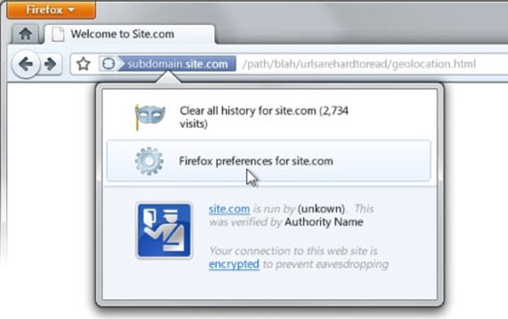 Firefox 4 - nastavení oprávnění pro stránku Firefox 4 - nastavení oprávnění pro stránku