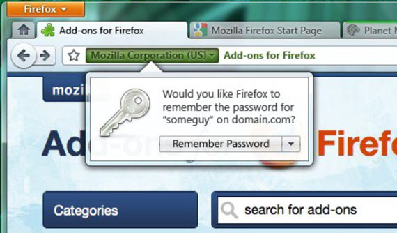 Firefox 4 - nastavení hesla pro stránku Firefox 4 - nastavení hesla pro stránku