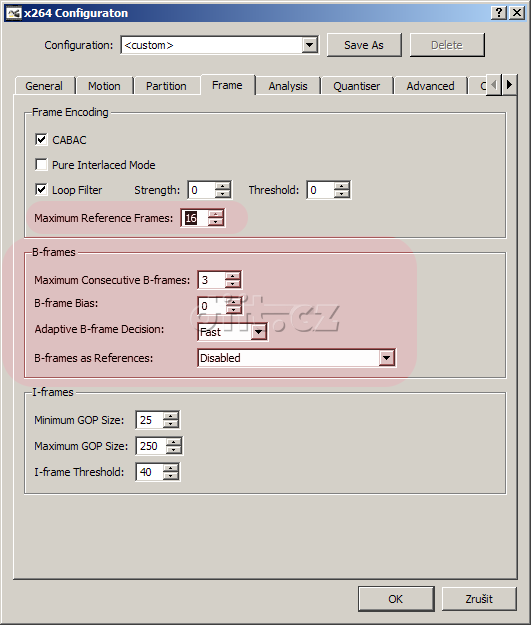 WebM: ukákové nastavení H.264 (x264) WebM: ukákové nastavení H.264 (x264)