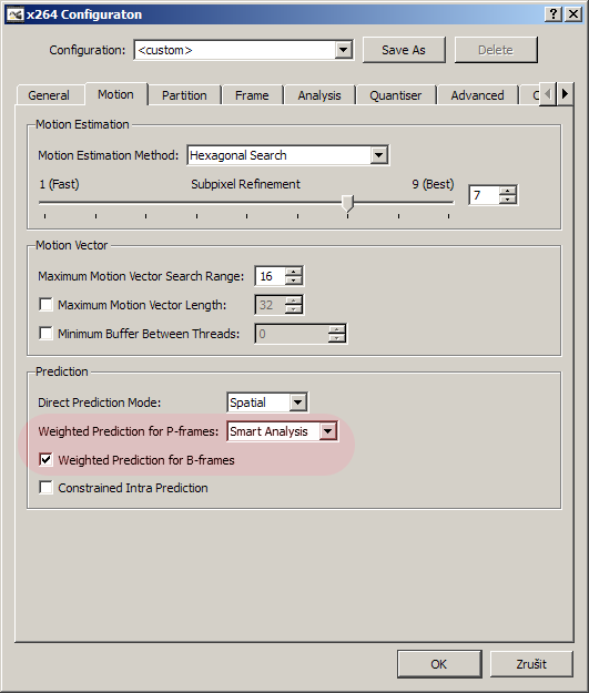 WebM: ukákové nastavení H.264 (x264) WebM: ukákové nastavení H.264 (x264)