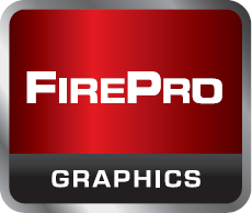 AMD FirePro Graphics logo bez AMD