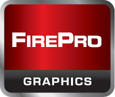 AMD FirePro Graphics logo bez AMD AMD FirePro Graphics logo bez AMD