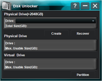 ASUS Disk Unlocker - ovládací nástroj ASUS Disk Unlocker - ovládací nástroj