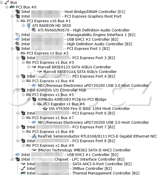 MSI P67A-GD65: Výpis hardwaru (HWiNFO32)