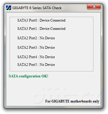 Gigabyte 6 Series SATA Check - použití pouze SATA3 portů Gigabyte 6 Series SATA Check - použití pouze SATA3 portů