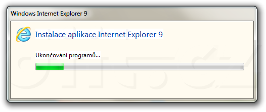 Internet Explorer 9 RC - ukončování programů
