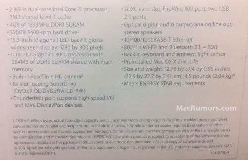 Uniklá specifikace nového notebooku MacBook Pro Uniklá specifikace nového notebooku MacBook Pro