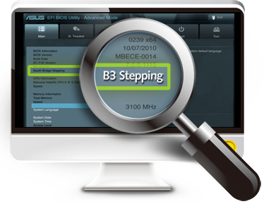 Informace „B3 Stepping“ v BIOSu (UEFI) ASUS Informace „B3 Stepping“ v BIOSu (UEFI) ASUS