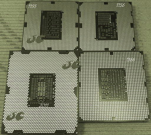 Procesory Intel: LGA1155, LGA1156, LGA2011, LGA1366 Procesory Intel: LGA1155, LGA1156, LGA2011, LGA1366