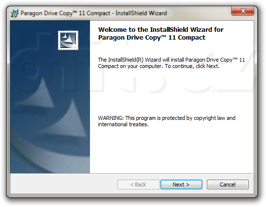 Paragon Drive Copy 11 Compact - instalátor