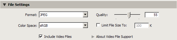 Adobe Lightroom 3 JPEG slider Adobe Lightroom 3 JPEG slider