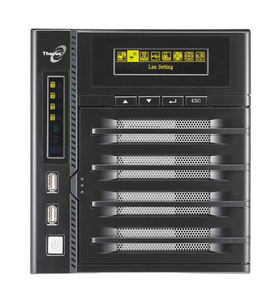 Thecus N4200ECO - přední panel Thecus N4200ECO - přední panel