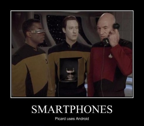 Picard uses Android Picard uses Android