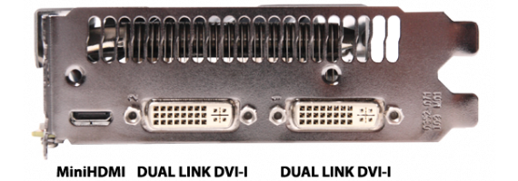 Club 3D GeForce GTX 560Ti 2GB - výstupy Club 3D GeForce GTX 560Ti 2GB - výstupy