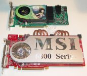 Dvojitá MSI GeForce 6800 Ultra v porovnání s normální