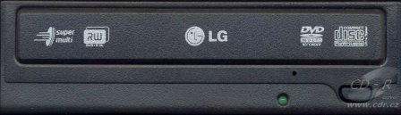LG GSA-H12N - přední panel