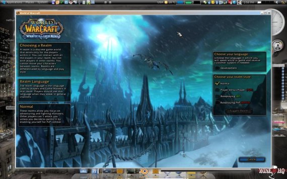 Wine World of Warcraft: Wrath of the Lich King