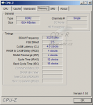 CPU-Z: DDR2-667 CL4