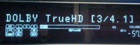 Dolby TrueHD na displeji