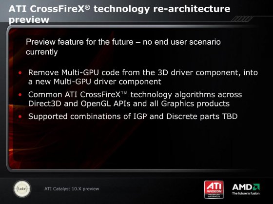 ATI Catalyst 10.2 - CrossFireX Re-architecture