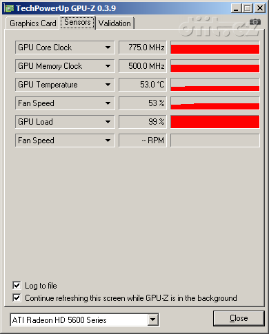 Sapphire Radeon HD 5670 - GPU-Z