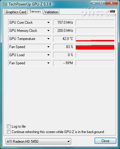Sapphire Radeon HD 5450: GPU-Z
