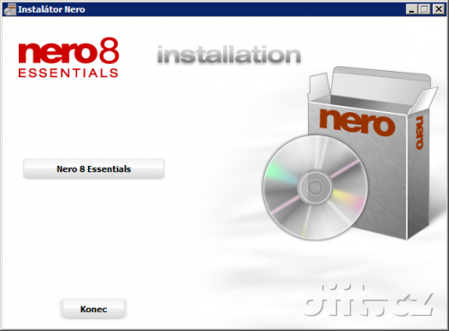 LiteOn iHAS524 - Nero 8 Essential instalace