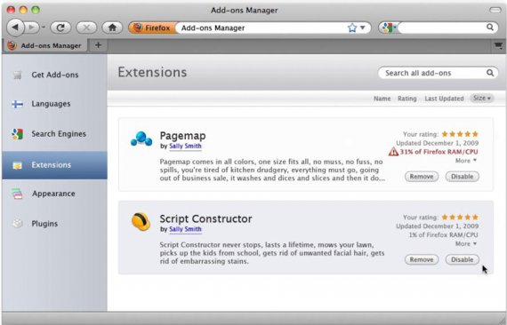 Firefox 4 Add-ons Manager Firefox 4 Add-ons Manager