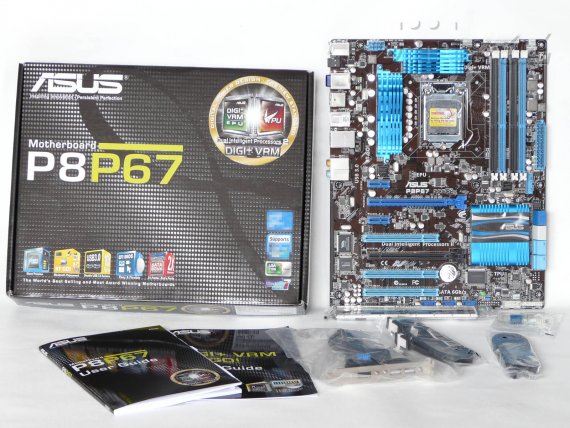 ASUS P8P67: obsah balení ASUS P8P67: obsah balení