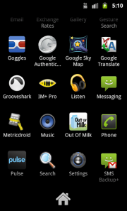 Google Android 2.3 Aplikace Google Android 2.3 Aplikace