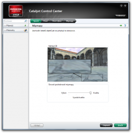 Nový AMD Catalyst Control Center: nastavení kvality renderování