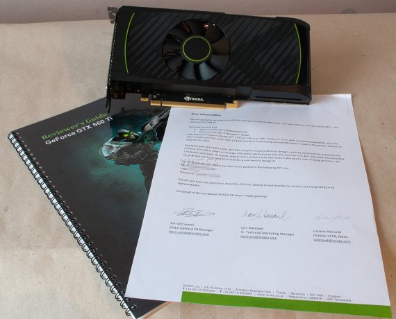Nvidia GeForce GTX 560 Ti: novinářské balení