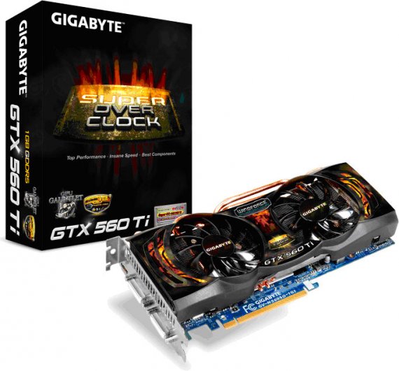 Gigabyte GV-N560SO-1GI (GeForce GTX 560 Ti Super OverClock)