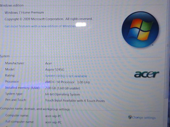 Acer Iconia Tablet s 5W procesorem AMD C-50
