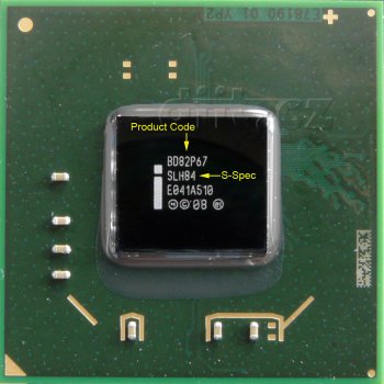 Popis označení čipsetu Intel P67