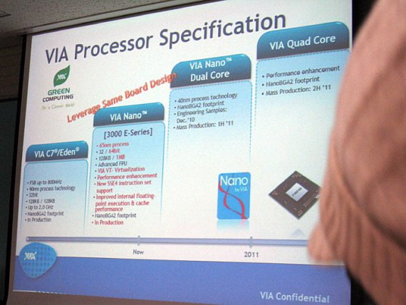 VIA Processor Roadmap - Quad Core