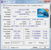 MSI GT663: CPU-Z