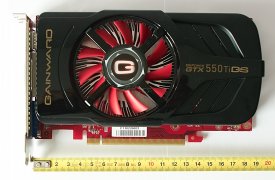 Gainward GeForce GTX 550 Ti Golden Sample: zepředu