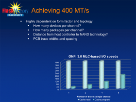 ONFi 3.0 - Achieving 400 MT/s
