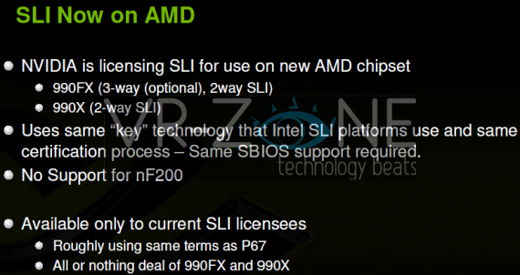 Nvidia SLI Now on AMD (990FX / 990X)